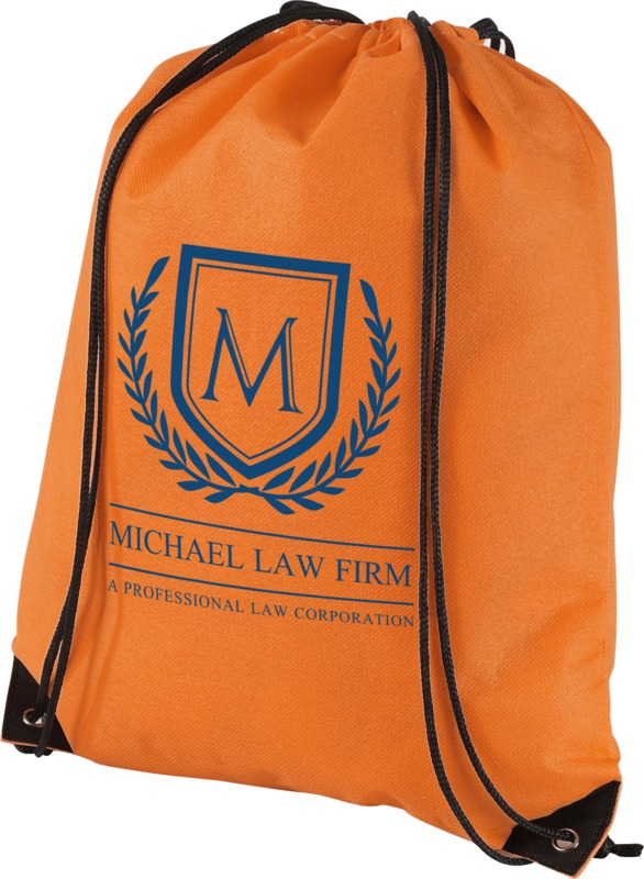 Evergreen non-woven drawstring bag 5L - Image 14