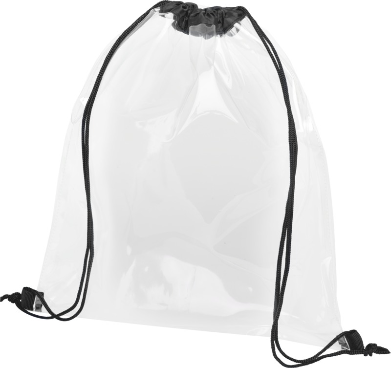 Lancaster transparent drawstring bag 5L