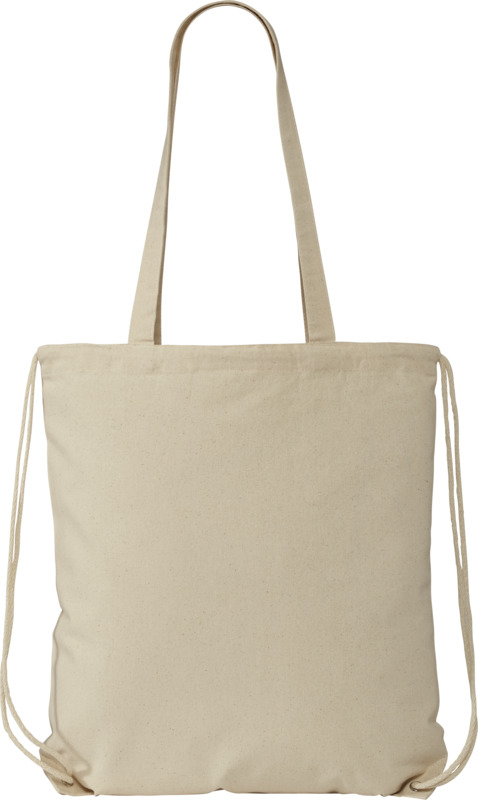 Eliza 240 g/m² cotton drawstring bag 6L - Image 2