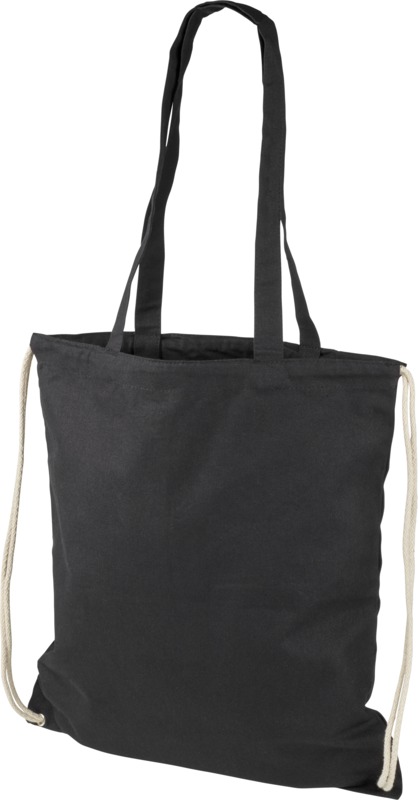 Eliza 240 g/m² cotton drawstring bag 6L - Image 7