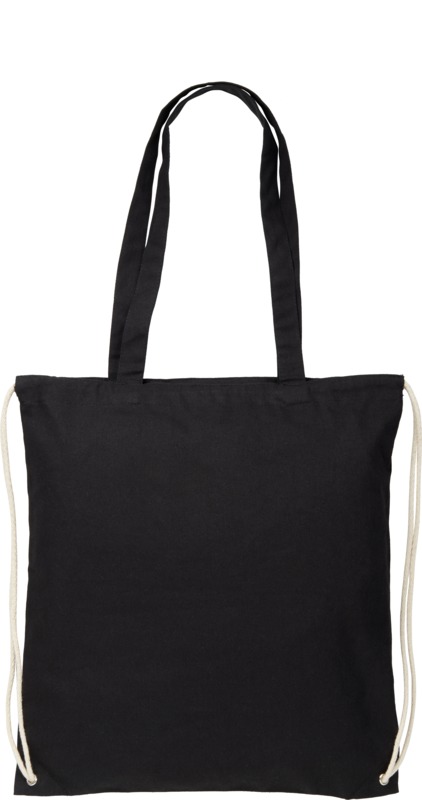 Eliza 240 g/m² cotton drawstring bag 6L - Image 8