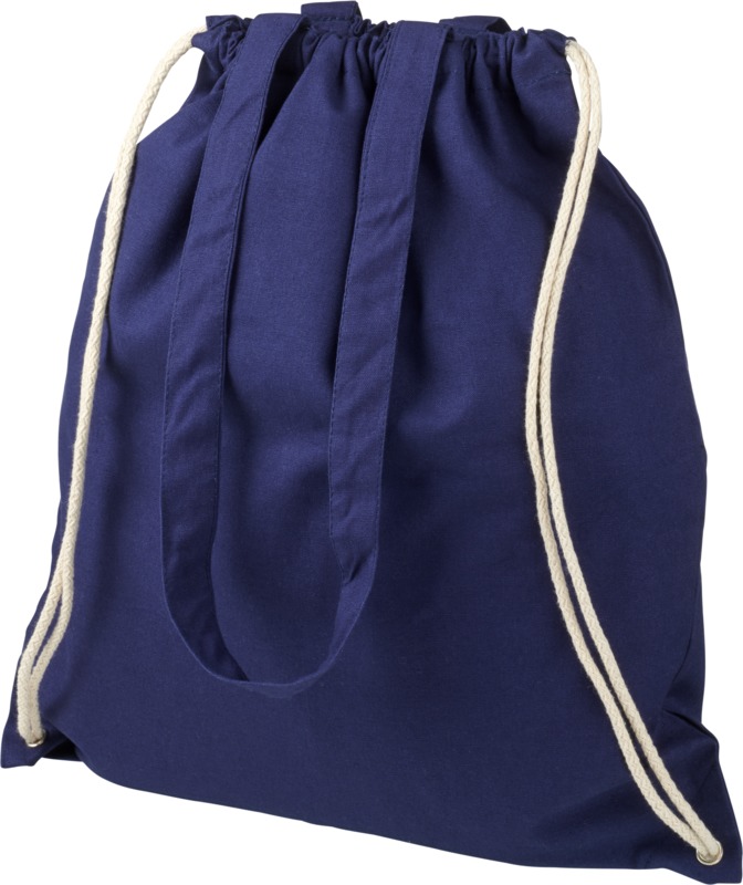 Eliza 240 g/m² cotton drawstring bag 6L - Image 20
