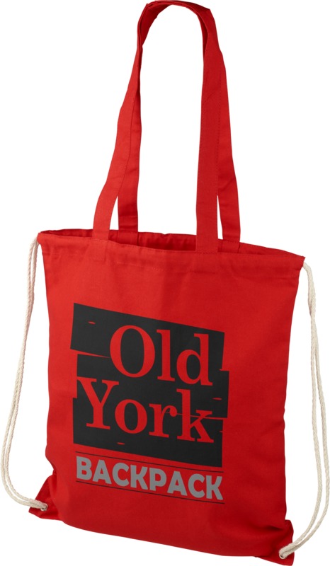 Eliza 240 g/m² cotton drawstring bag 6L - Image 26