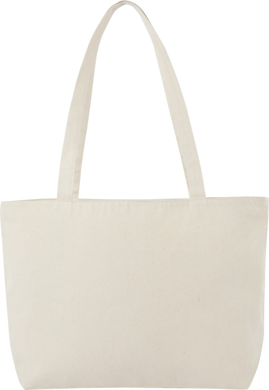 Ningbo 320 g/m² zippered cotton tote bag 15L - Image 3