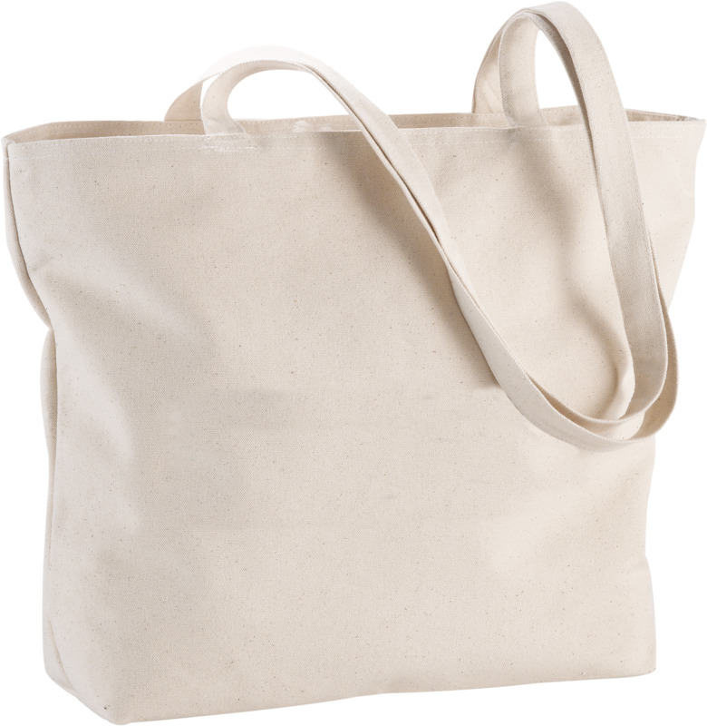 Ningbo 320 g/m² zippered cotton tote bag 15L - Image 4