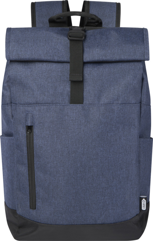 Libra 15.6" GRS recycled roll-up laptop backpack 12L - Image 2