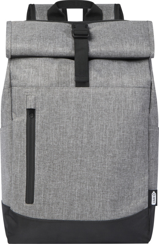Libra 15.6" GRS recycled roll-up laptop backpack 12L - Image 7