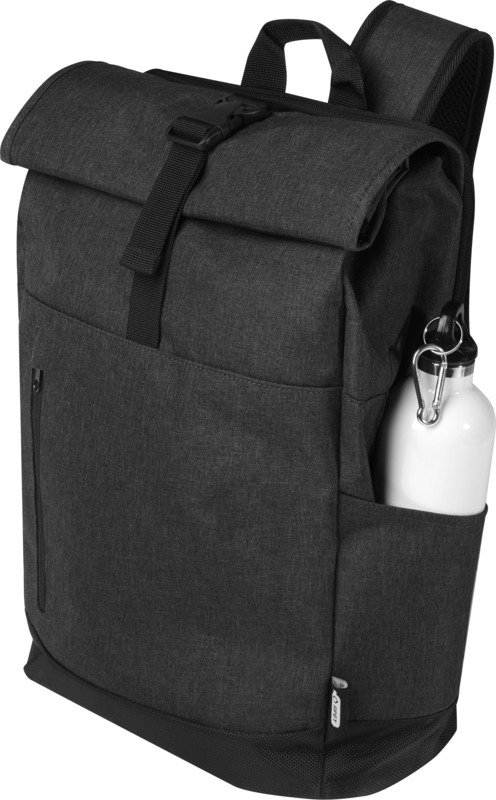 Libra 15.6" GRS recycled roll-up laptop backpack 12L - Image 14