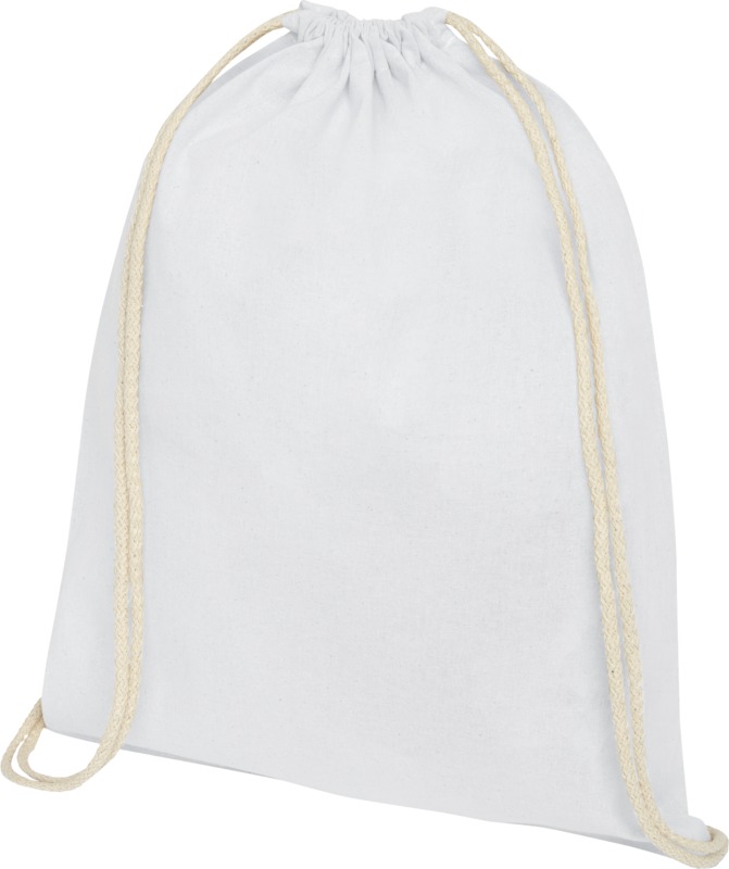 Oregon 140 g/m² cotton drawstring bag 5L