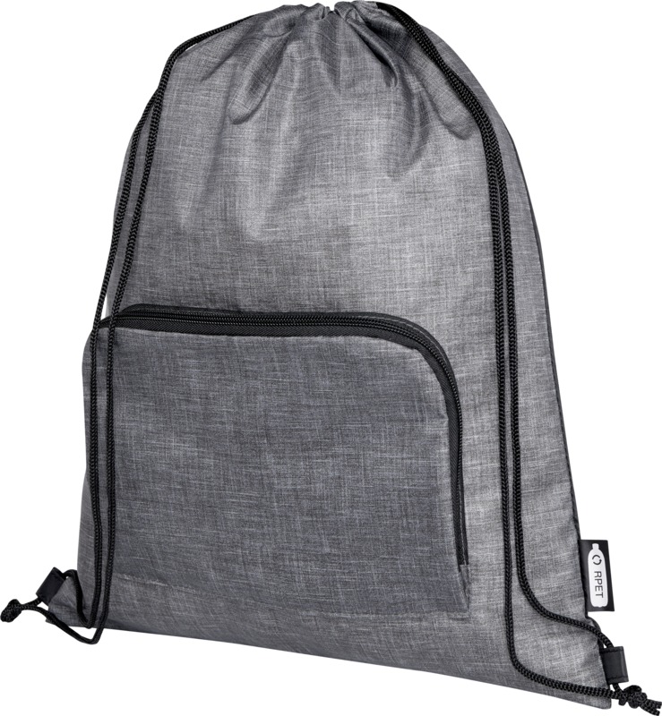Ash recycled foldable drawstring bag 7L