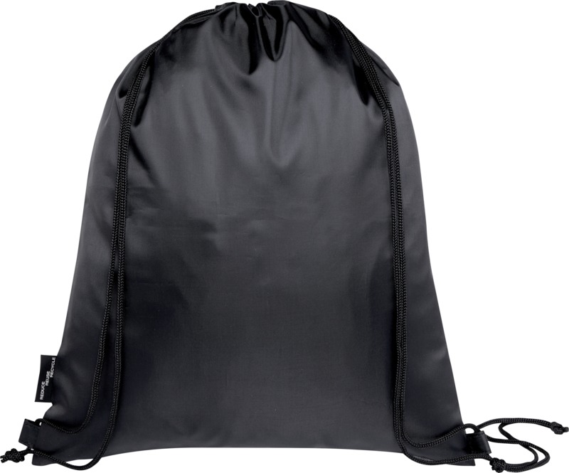 Ash recycled foldable drawstring bag 7L - Image 3