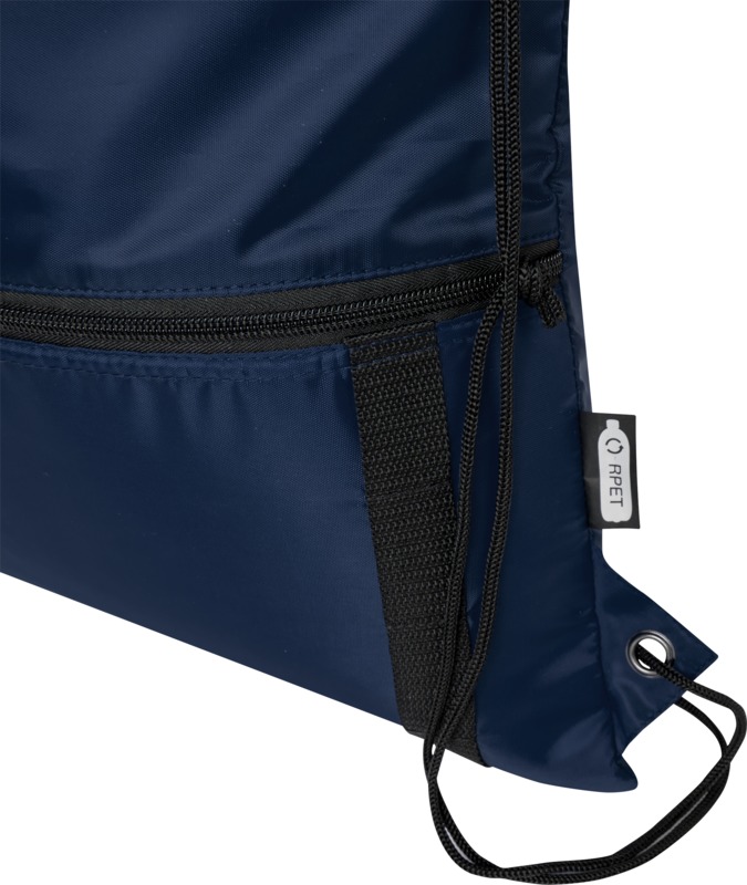 Adventure recycled insulated drawstring bag 9L - Image 5