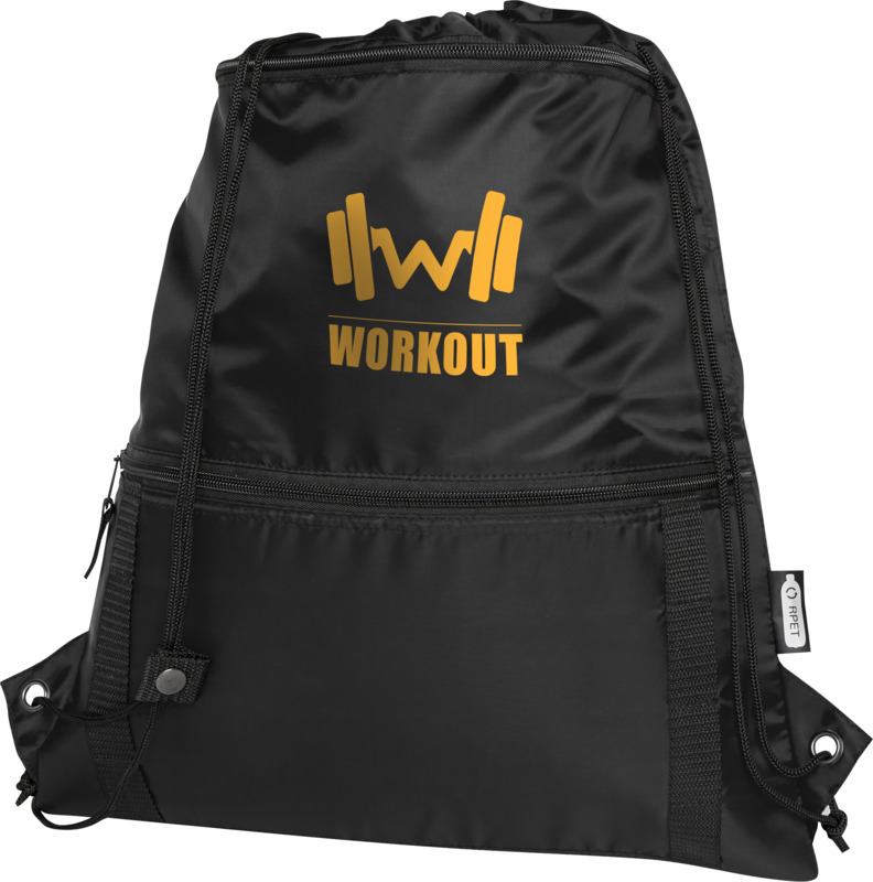 Adventure recycled insulated drawstring bag 9L - Image 16