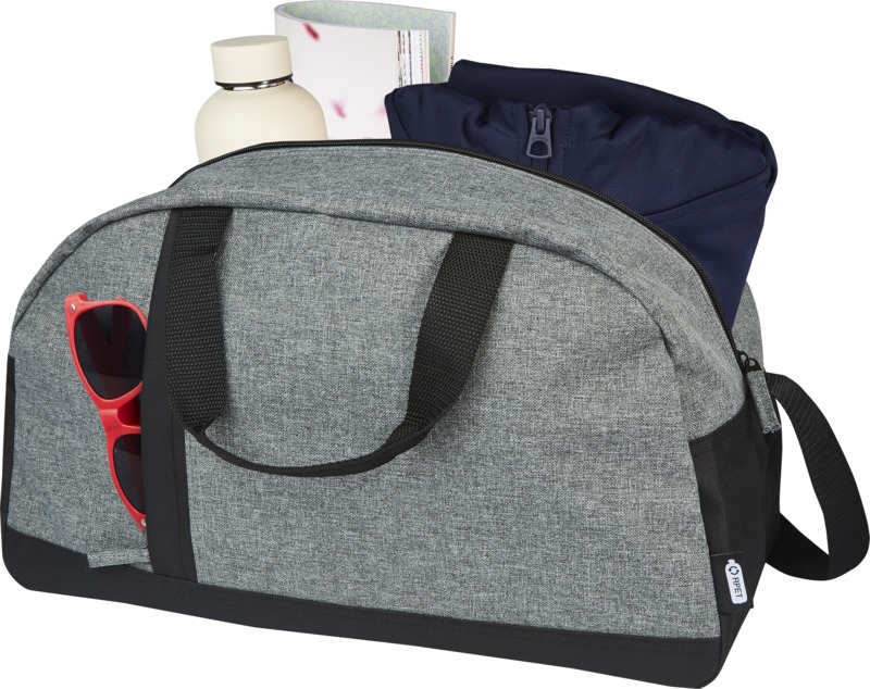 Reclaim GRS recycled two-tone sport duffel bag 21L - Image 4