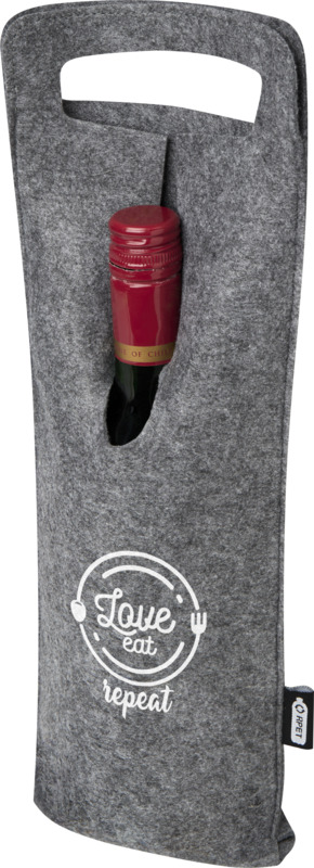 Felta 75 cl GRS recycled felt wine bag - Image 5
