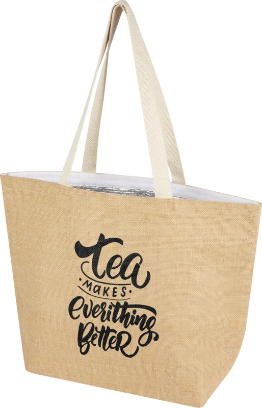 Juta 300 g/m² jute cooler tote bag 12L - Image 5