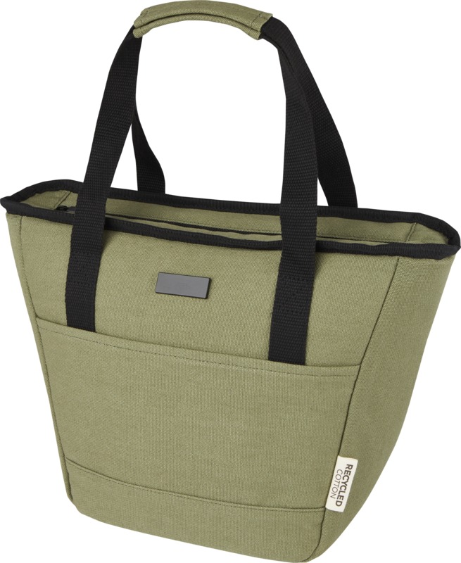 Joey 9-can GRS recycled canvas lunch cooler bag 6L - Image 8