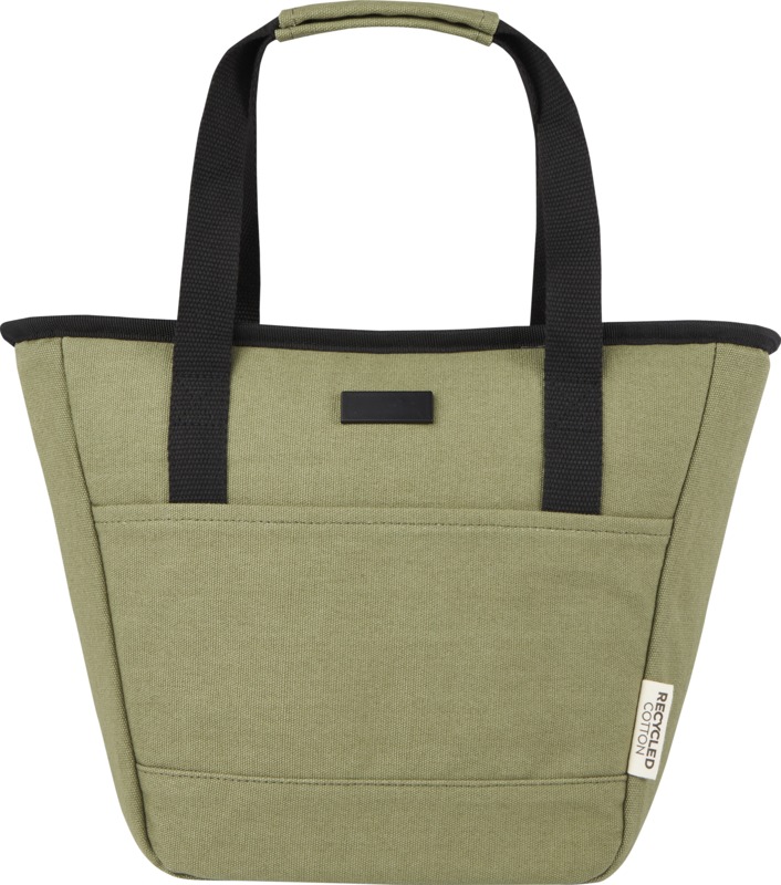 Joey 9-can GRS recycled canvas lunch cooler bag 6L - Image 9