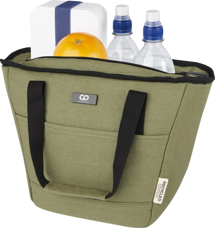 Joey 9-can GRS recycled canvas lunch cooler bag 6L - Image 14
