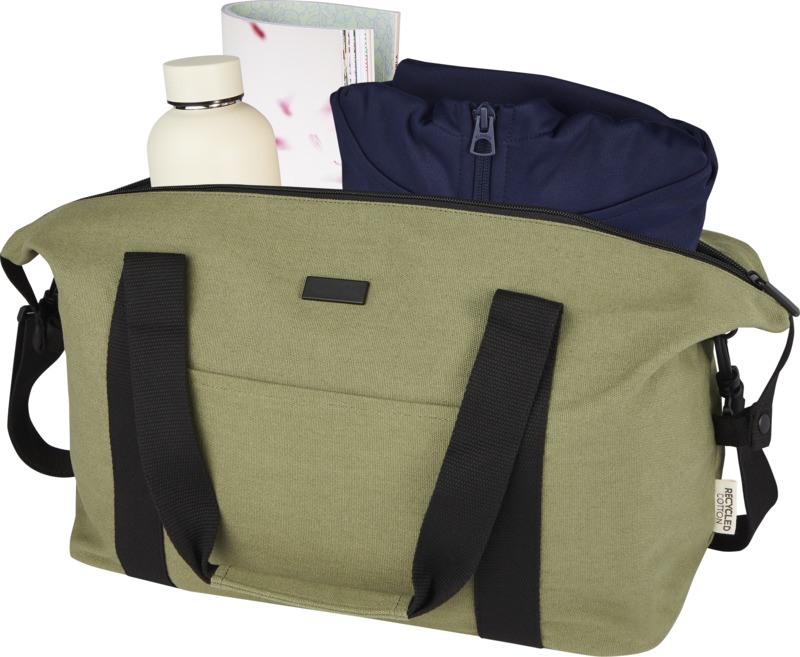 Joey GRS recycled canvas sports duffel bag 25L - Image 12