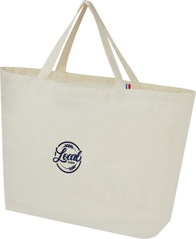 Cannes 200 g/m2 recycled shopper tote bag 10L - Image 4
