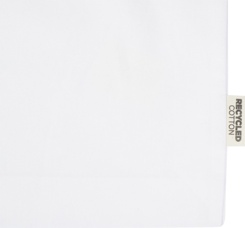 Madras 140 g/m² GRS recycled cotton gusset tote bag 12L - Image 5