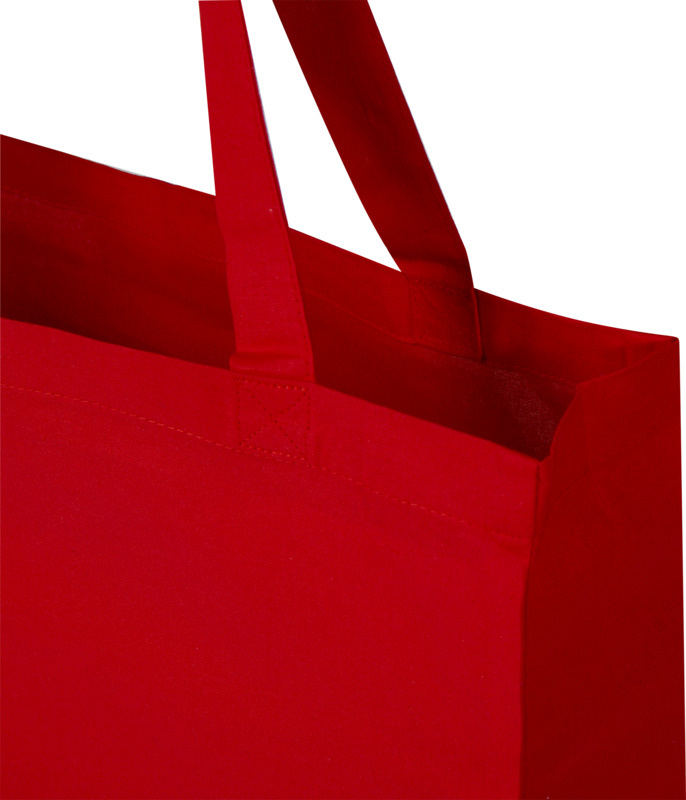 Madras 140 g/m² GRS recycled cotton gusset tote bag 12L - Image 18
