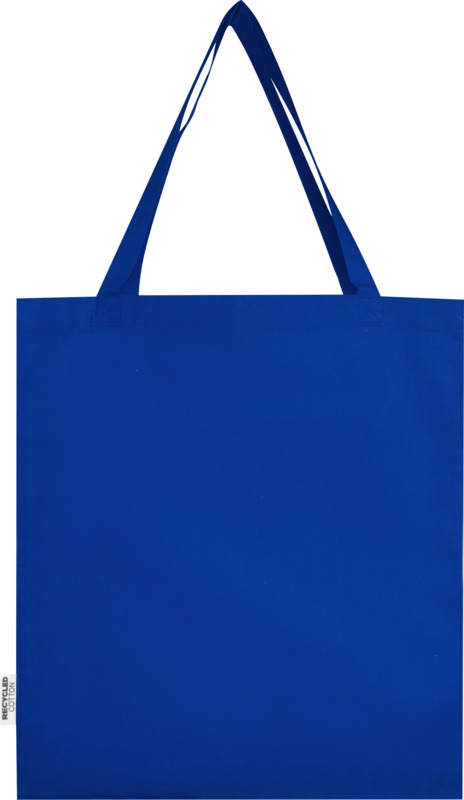 Madras 140 g/m² GRS recycled cotton gusset tote bag 12L - Image 24