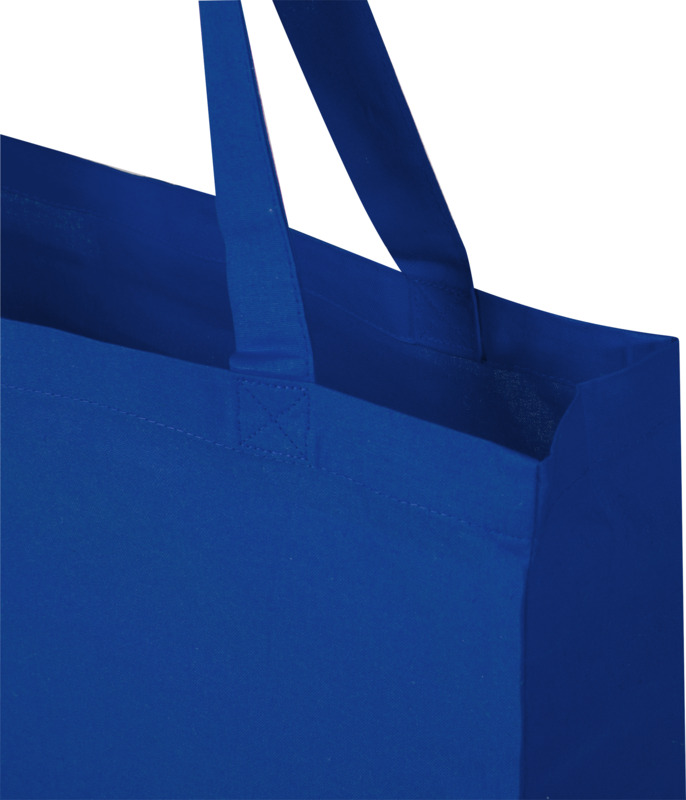 Madras 140 g/m² GRS recycled cotton gusset tote bag 12L - Image 25