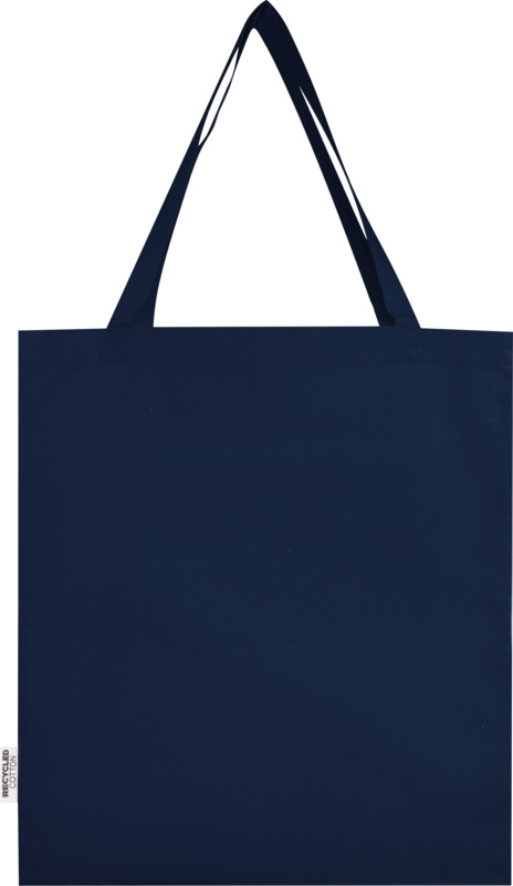 Madras 140 g/m² GRS recycled cotton gusset tote bag 12L - Image 31