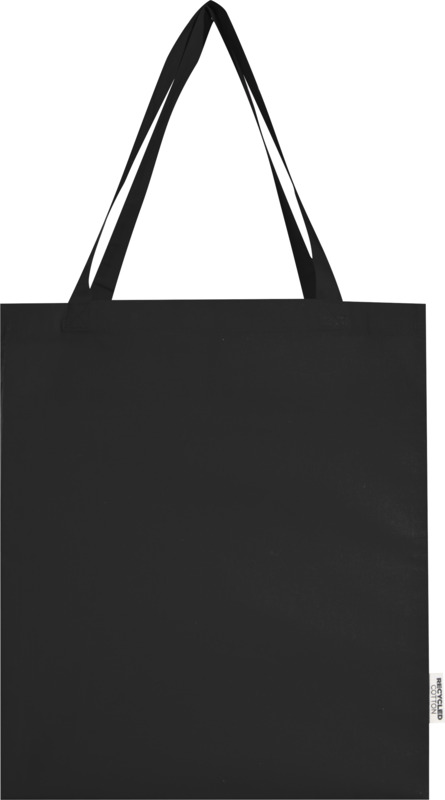 Madras 140 g/m² GRS recycled cotton gusset tote bag 12L - Image 37