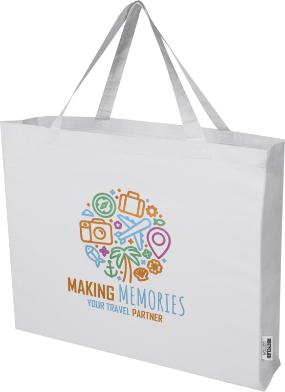 Odessa 220 g/m² GRS recycled cotton tote bag 40L - Image 6