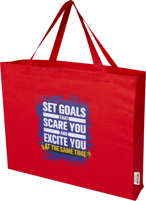 Odessa 220 g/m² GRS recycled cotton tote bag 40L - Image 18