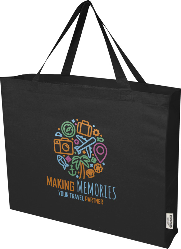 Odessa 220 g/m² GRS recycled cotton tote bag 40L - Image 36