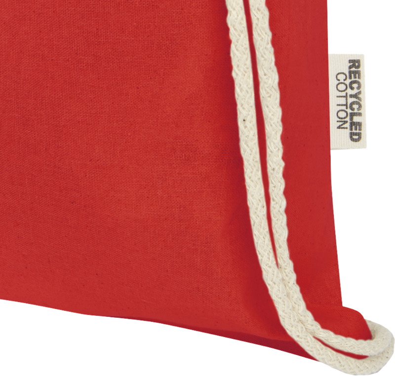 Oregon 140 g/m² GRS recycled cotton drawstring bag - Image 14