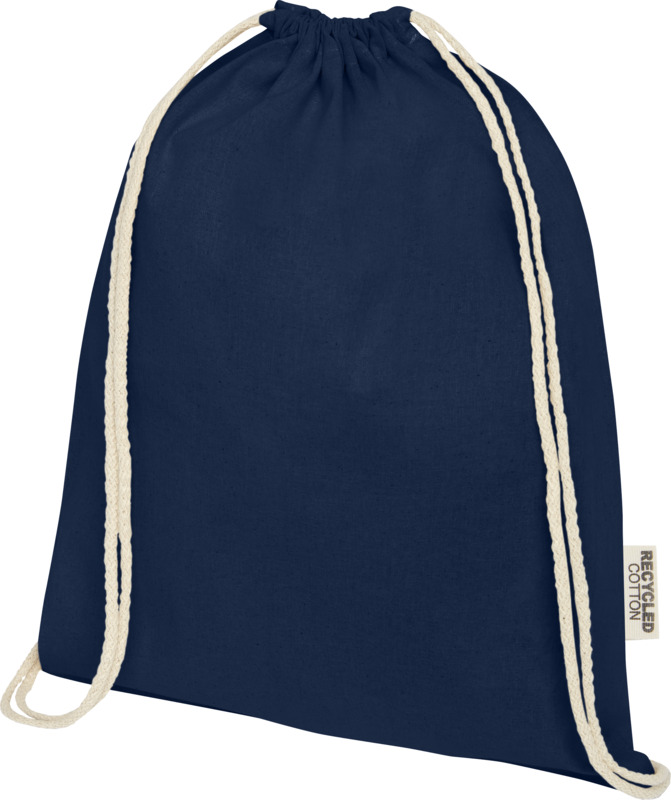 Oregon 140 g/m² GRS recycled cotton drawstring bag - Image 16