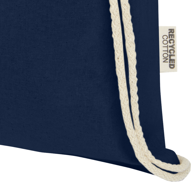 Oregon 140 g/m² GRS recycled cotton drawstring bag - Image 19