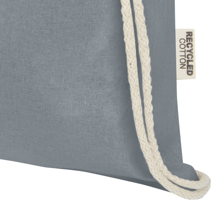 Oregon 140 g/m² GRS recycled cotton drawstring bag - Image 24