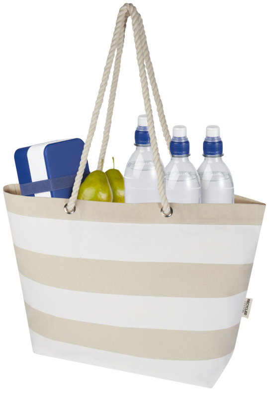 Florida 270 g/m² GRS recycled beach tote bag 18L - Image 5