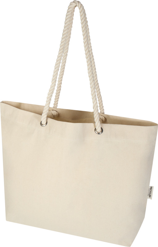 Florida 270 g/m² GRS recycled beach tote bag 18L - Image 8