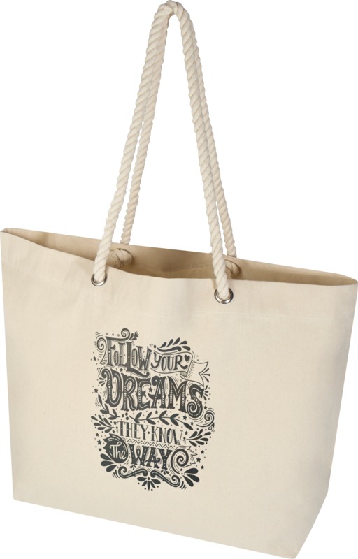 Florida 270 g/m² GRS recycled beach tote bag 18L - Image 14