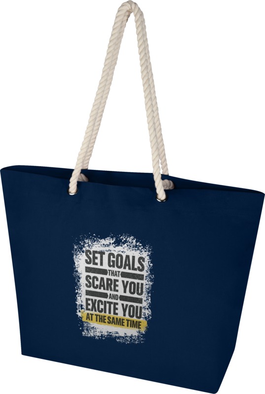 Florida 270 g/m² GRS recycled beach tote bag 18L - Image 21