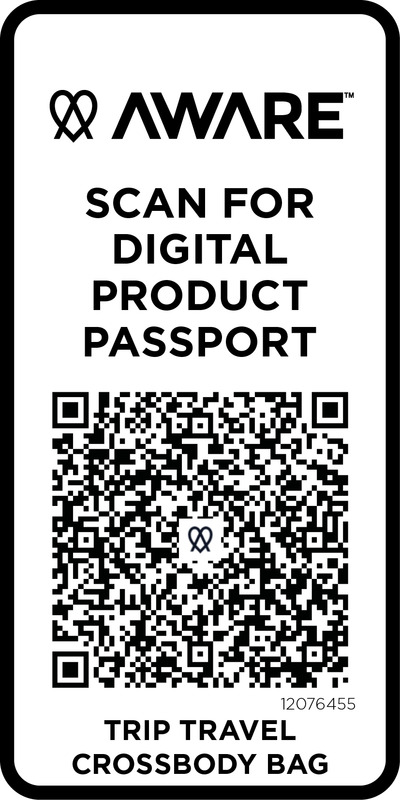 Trip Aware™ recycled travel crossbody bag 1L - Image 13