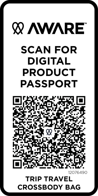 Trip Aware™ recycled travel crossbody bag 1L - Image 21