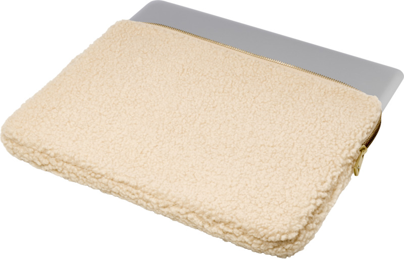 Bear 13" GRS recycled sherpa laptop sleeve 2L - Image 4