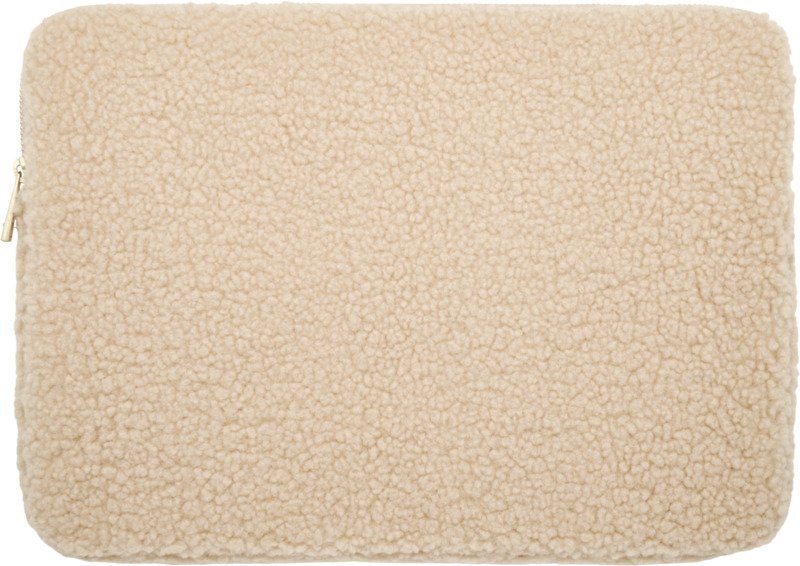 Bear 13" GRS recycled sherpa laptop sleeve 2L - Image 2