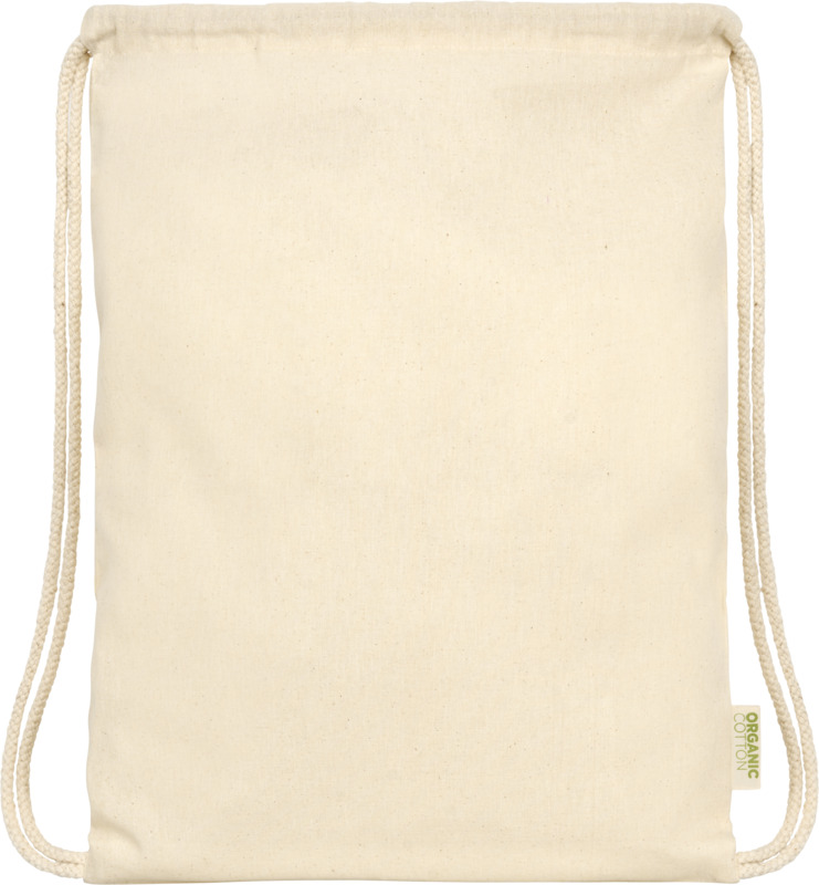 Odisha 100 g/m² OCS organic drawstring bag 5L - Image 2