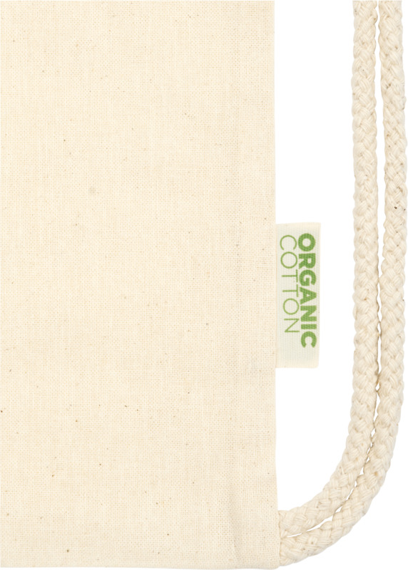Odisha 100 g/m² OCS organic drawstring bag 5L - Image 4