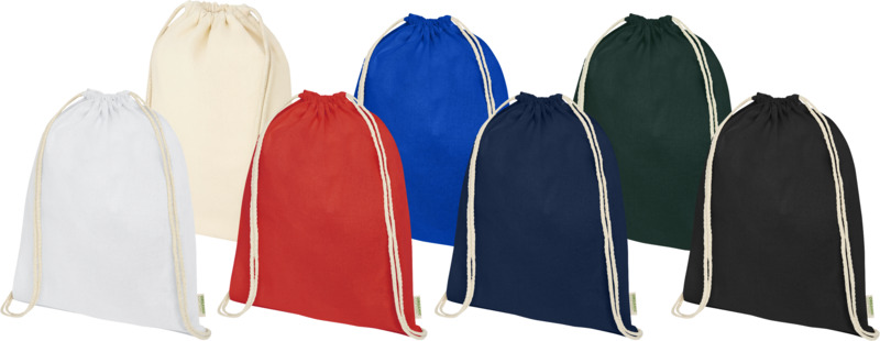 Odisha 140 g/m² OCS organic drawstring bag 5L - Image 11