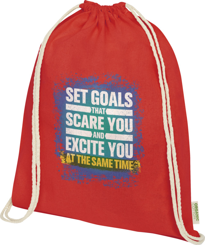 Odisha 140 g/m² OCS organic drawstring bag 5L - Image 18